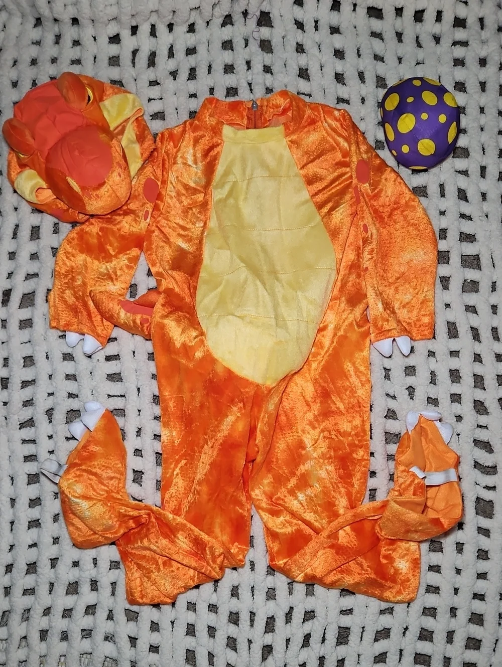 Kids Unisex T-Rex Dinosaur Child Costume Small 5-7 Years
